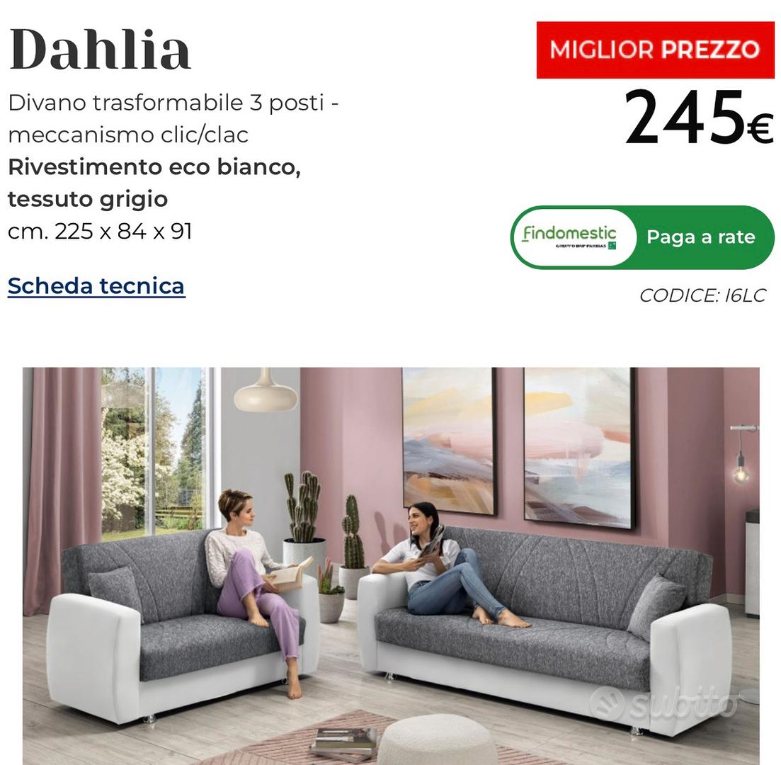 DIVANO DAHLIA Arredamento e Casalinghi In vendita a Roma