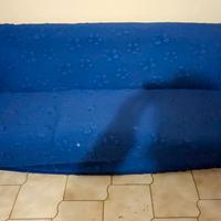 Divano 3 posti + Copridivano Blu (GRATIS )