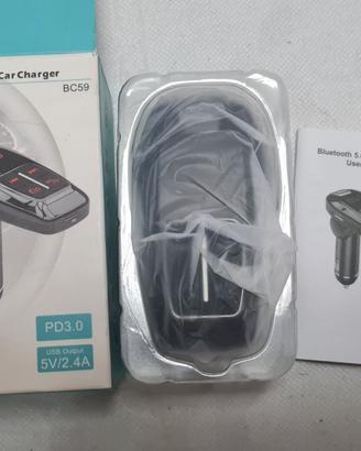 🎶 Autoradio FM Bluetooth SONRU BC59 Vivavoce 🚗