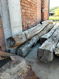 travi antiche in legno 