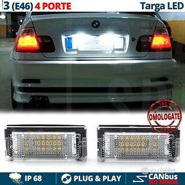 Placche Luci Targa Full Led per Bmw 3 E46 Canbus