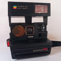 polaroid 600 land camera, autofocus 660