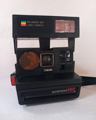 polaroid 600 land camera, autofocus 660