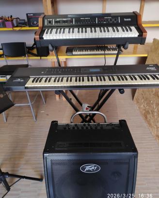 Korg-N264 +  Peavey KB4 + Organo Analogico