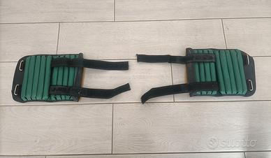 Cavigliere zavorrate regolabili con pesi da 200 g