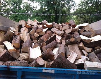 legna da ardere solo secca sia mista che quercja