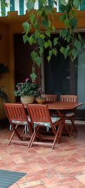 Tavolo in legno + 4 sedie