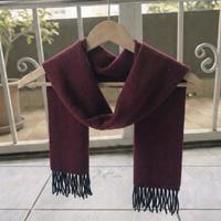 Sciarpa, cashmere, seta, bordeaux, unisex