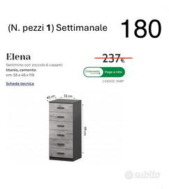 Settimanale, settimino, perfetto