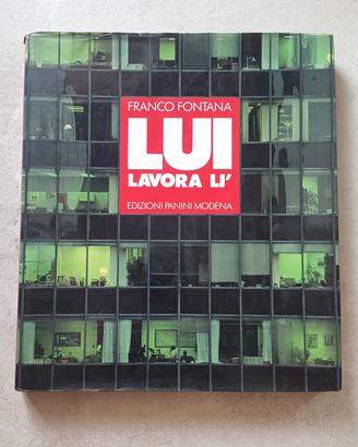 Libro Franco Fontana Panini con dedica autografa