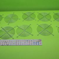 Kit 10 pezzi - Griglia metallica per ventola cm 12