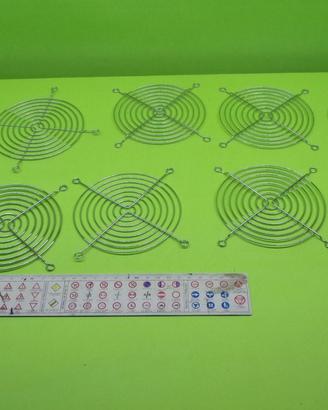 Kit 10 pezzi - Griglia metallica per ventola cm 12