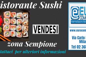 274/24 RISTORANTE SUSHI di mq 30, recente apertura