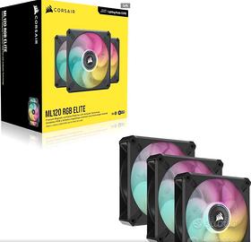 Corsair Ventola ML120 RGB ELITE Triple Pack