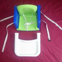 Sedietta alzatina bambini portatile per tavolo