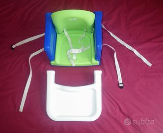 Sedietta alzatina bambini portatile per tavolo