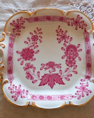 Vassoio stile "Indisch Purpur" in Limoges Pate