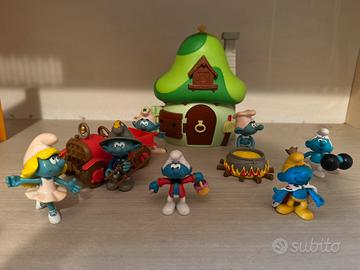 Casetta Puffi piu personaggi