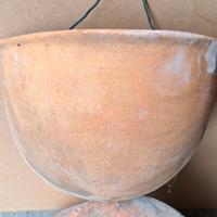 Vaso pensile terracotta vintage 