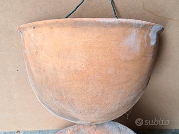 Vaso pensile terracotta vintage 