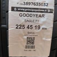 2 gomme 225 45 19 goodyear a562