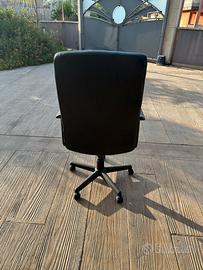 Sedia girevole da ufficio con alza bassa