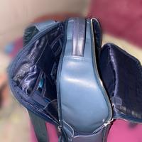 Piquadro-zaino uomo in pelle-blu