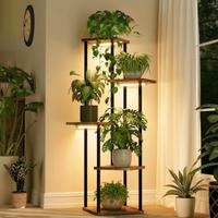 Porta piante con luce