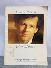 CLAUDIO BAGLIONI La Vita è Adesso. Spartiti 1985