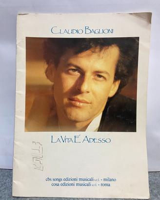 CLAUDIO BAGLIONI La Vita è Adesso. Spartiti 1985