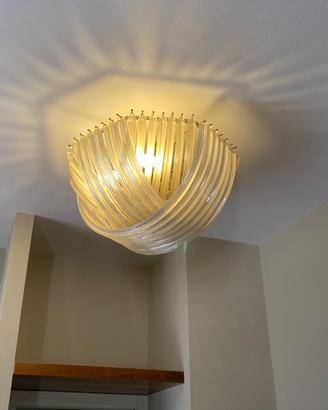 Lampadario in cristallo anni '40