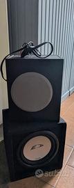 Subwoofer Alpine più cassa acustica