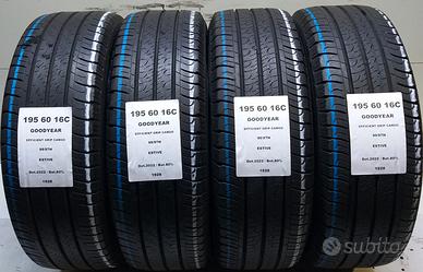 4 GOMME 195 60 16C GOODYEAR A1928