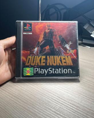 🎮👑 Duke Nukem 3D PS1 PAL + Custodia + Manuale