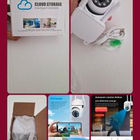 Telecamera I/E 360° USB 1080p FHD/WiFi 2.4ghz