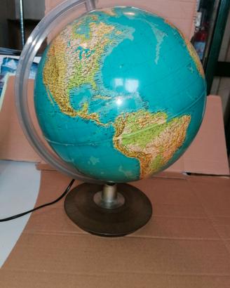 Mappamondo luminoso anni 60