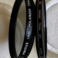 Set Filtri UV e Polarizzatore da 72 mm 