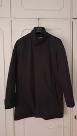 Cappotto Censured Nero Imbottito Taglia M