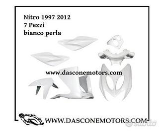 Kit carene aerox nitro mbk 1997 2012 bianco Perla