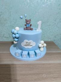 Torta scenografica primo compleanno bimbo