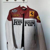 Giacca in pelle vintage Ferrari