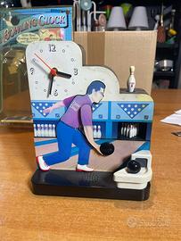 THE ORIGINAL BOWLING CLOCK OROLOGIO PENDOLO suoni