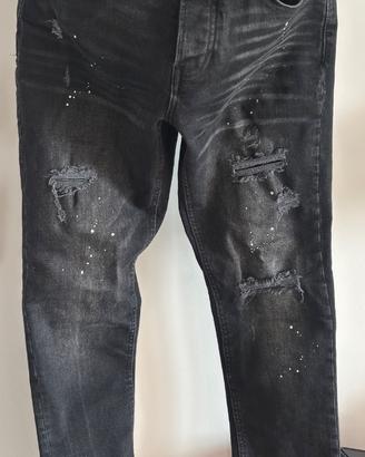 2Y Premium MATEO DESTROYED SLIM FIT JEANS - Jeans