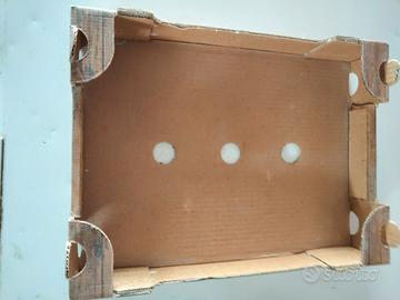 Cassette in cartone , simil legno