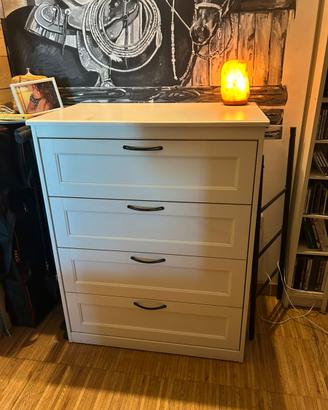 Cassettiera bisnca ikea