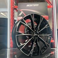 cerchi audi totale 20 pollici nero diamante
