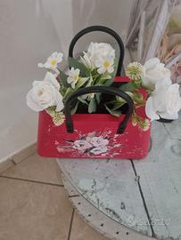 Borsa fioriera shabby