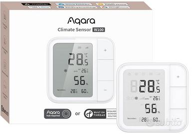 Aqara Termostato Ambiente W100 Thread/Zigbee, 3 Pu