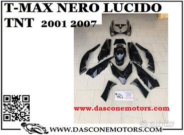 Kit carene Tmax 2001 2007 Nuove tnt nero lucido