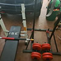 panca piana e rack